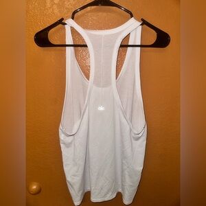 ALO Yoga Women's Classic White Racerback Tank